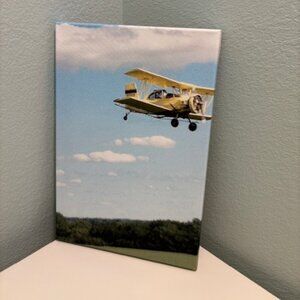 NEW Airplane artwork on canvas - REDUCED! One of a kind!